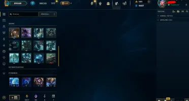 Smurf Platina II 5 Skins Vitoriosas Criada em 2014