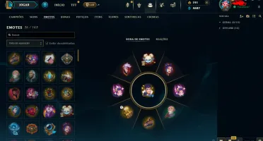 Smurf Platina II 5 Skins Vitoriosas Criada em 2014