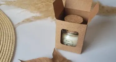 Lembrancinha Mini Vela Perfumada Batizado com Caixa 40g