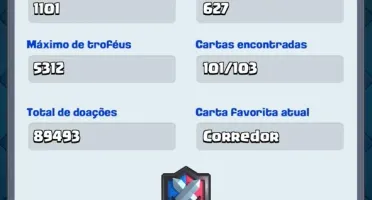 Conta Clash Royale