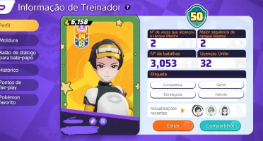 CONTA - ELO MASTER E NÍVEL MÁXIMO POKEMON UNITE