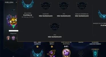 Platina 3 com TODOS os Champs e 154 Skins +13 Vitoriosas
