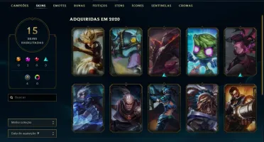 Conta Prata 2 (42 champs,15 skins)Com passe das galaxias