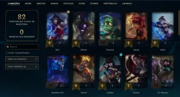 Conta Prata 2 (42 champs,15 skins)Com passe das galaxias