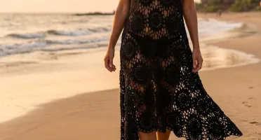 Saída de Praia em Crochê