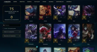 CONTA LOL DIAMANTE 2 MMR ALTO (85% WR)