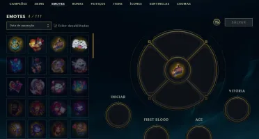 Conta PLATINA 4 | 68% Win - Lol (League Of Legends) Elomoon