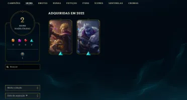 Conta PLATINA 4 | 68% Win - Lol (League Of Legends) Elomoon