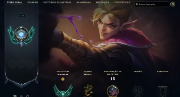 Conta PLATINA 4 | 68% Win - Lol (League Of Legends) Elomoon
