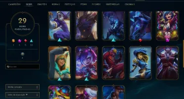 Conta Platina 4 57 champ 29 skins