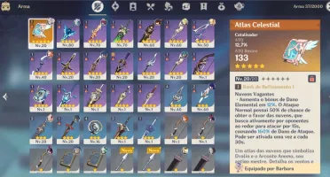 Eula, shogun, atlas celestial+4500 Gemas