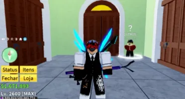 CONTA BLOX FRUITS COM 2 ESPAÇOS DE FRUTA E MT MAIS!!!!!