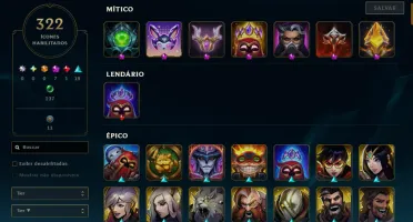 Conta Lol | Full Acesso | 170 Skins | Mmr Platina |+Valorant