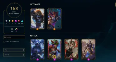 Conta Lol | Full Acesso | 170 Skins | Mmr Platina |+Valorant