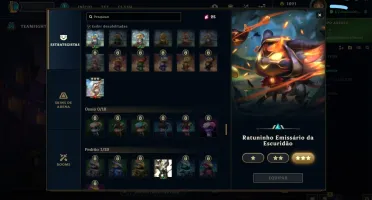 conta LOL focada em TFT
