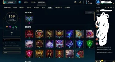 conta de lol