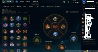 conta de lol