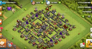 Conta clash of clans com clash royale