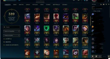 Conta lol LVL 113 com 101 Champions e 28 Skins(BordaPlatina)