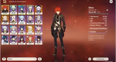 CONTA AR49 DILUC + ALBEDO + HARPA CELESTIAL