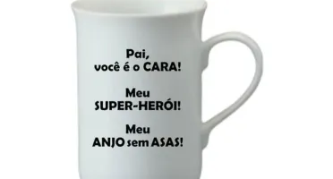 Caneca Pai Super-Herói Personalizada - 240 ml