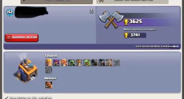 Clash of Clans CV 11 TOP + 1100 GEMAS!