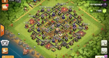 Clash of Clans CV 11 TOP + 1100 GEMAS!