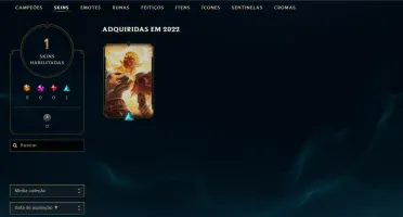 Conta OURO 4 | 62% Win - Lol (League Of Legends) Elomoon