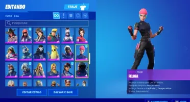 Conta fortnite - Wildcat e 150+ skins