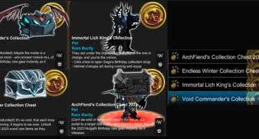10 Anos - 4 Chest - 1 HeroMart - 3 Calendário - 134 Badge