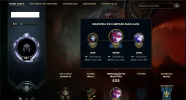 Conta ouro 4 com 128 champs e 73 skins (MAIN ADC)