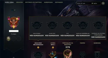 Unranked com 140 Champs e 114 Skins ( SUP / ADC / JG )