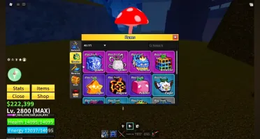 Blox fruits conta com kitsuni