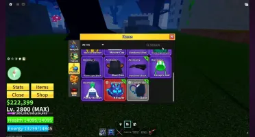 Blox fruits conta com kitsuni