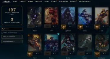 [Entrega Automática] Conta Lol Ouro, 56 Skins, 2 Lendárias