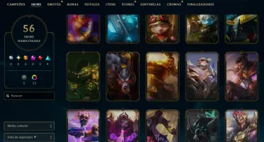 [Entrega Automática] Conta Lol Ouro, 56 Skins, 2 Lendárias