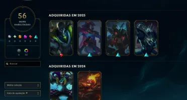 [Entrega Automática] Conta Lol Ouro, 56 Skins, 2 Lendárias
