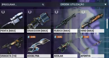 Conta Warframe maestria 14