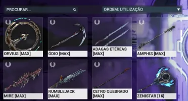 Conta Warframe maestria 14