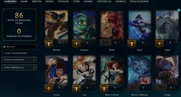 [Entrega Automática] Lol Ouro, 45 Skins, 1 Lendária do Zed