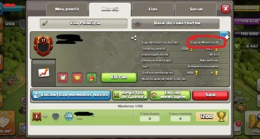 CLÃ NÍVEL 17 CLAN ÓTIMO HISTÓRICO GUERRAS LIGA MESTRE 2