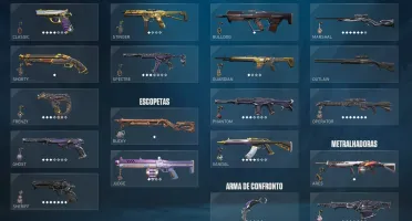 CONTA SMURF DE VALORANT COM SKINS!