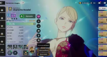 Conta Black clover mobile