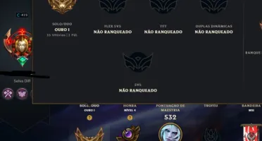 Conta LOL Level 473 - Ouro 1 - 212 SKINS - FULL ACESSO