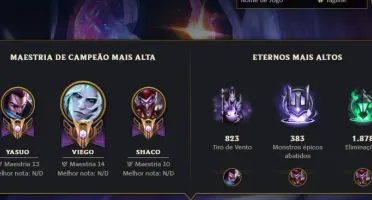 Conta LOL Level 473 - Ouro 1 - 212 SKINS - FULL ACESSO