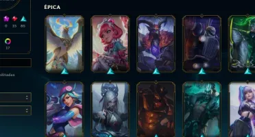Conta LOL Level 473 - Ouro 1 - 212 SKINS - FULL ACESSO