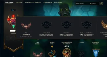 Unranked com TODOS os Champs e 119 Skins ( MID / JG / ADC )