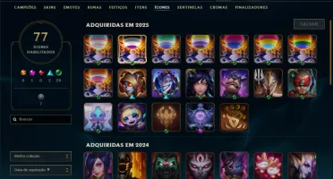 Diamante 4 com 45 Champs e 7 Skins ( GM 226 PDL na Flex )