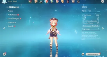 GENSHIN IMPACT - MONA + 2 Armas 4 estrelas