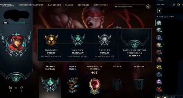 Conta de League of legends